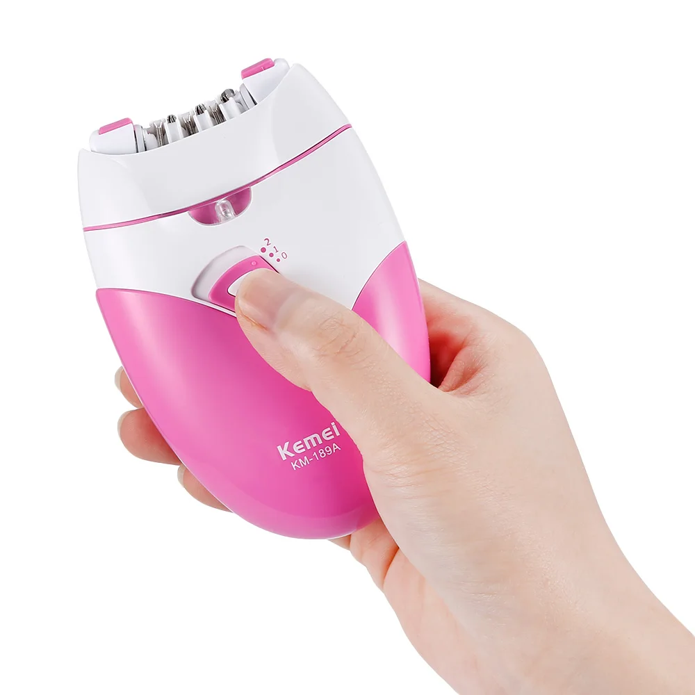 

Kemei-189A Rechargable Electric Epilator Women's Hair Removal Depilator Shaver Body Leg Shaving Apparatus Depilation Machine