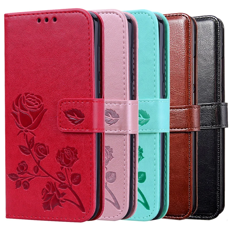 Leather Wallet Stander Coque Cover for Lenovo K8 Plus Note Z5 Z5S S1 A319 A8 A806 A808T K350T Flower Case | Мобильные телефоны и