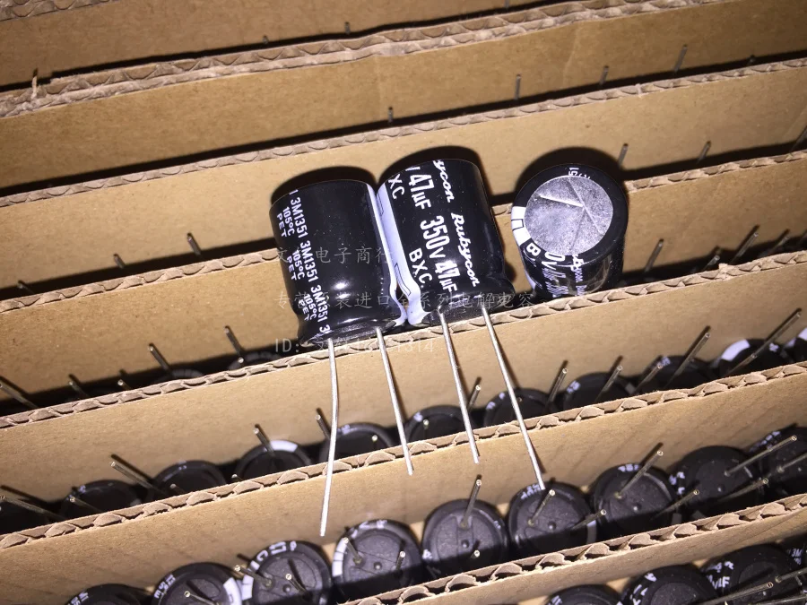 5 шт. алюминиевые электролитические конденсаторы RUBYCON BXC 47 мкФ 350 В 16x20