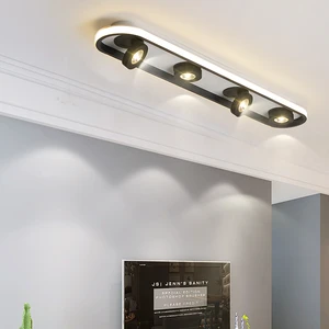 Modern Led Chandelier For Living room Foyer Shop Led Spot Ceiling Mount Ceiling Chandelier Indoor Lighting Black White