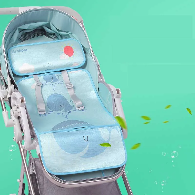 Мультяшный коврик для детской коляски подушка автомобильного сиденья коляска