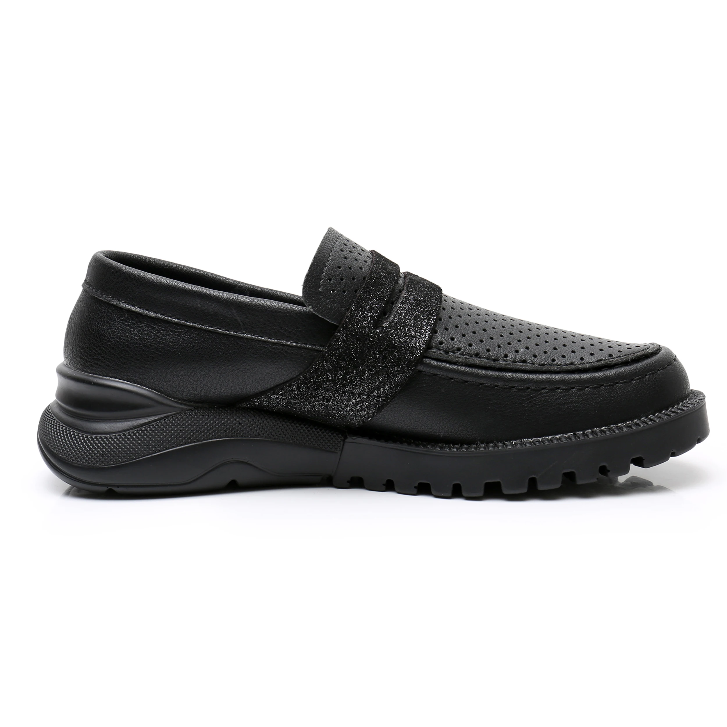 Apakowa/обувь из натуральной кожи для мальчиков Стильные свадебные туфли на плоской