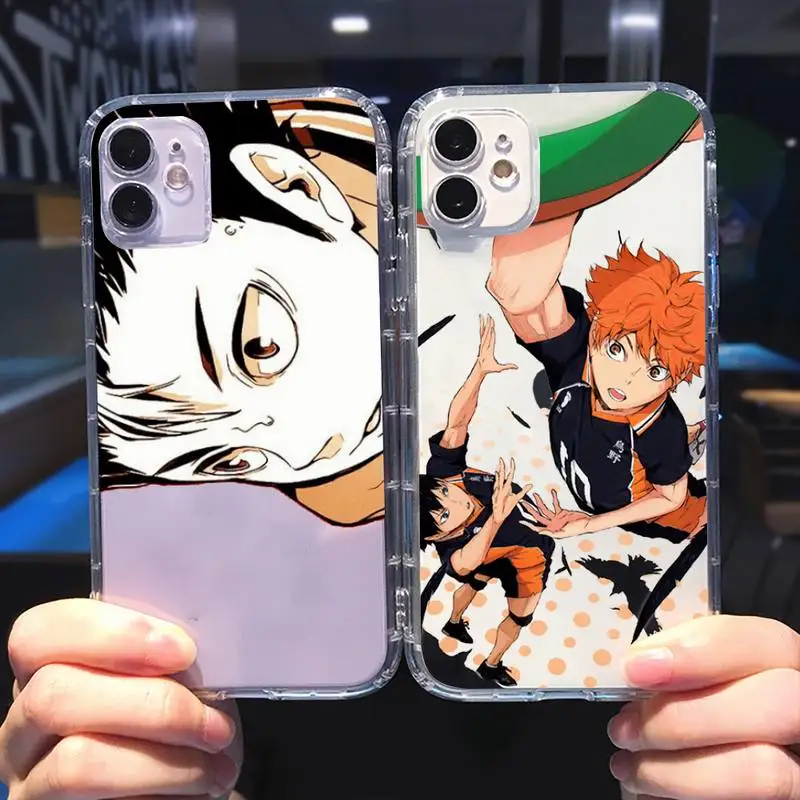 

Anime Kenma Kozume Of Haikyuu Phone Cases Transparent soft For iphone 5 6 7 8 11 12 s c se plus mini x xs xr pro max cover shell