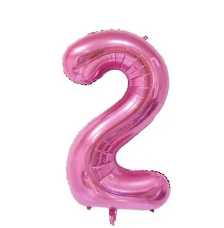 Baby shower 1 шт 16/32/40 '', красный, фиолетовый, зеленый, светло-зеленый, большой 2nd алюминиевой фольги воздушный шар с гелием гигантский номер День рождения украшения - Цвет: as picture