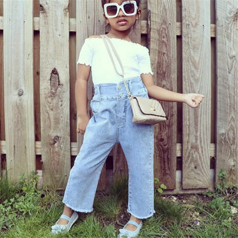 Костюмы для маленьких девочек на лето и осень плиссированный топ с коротким