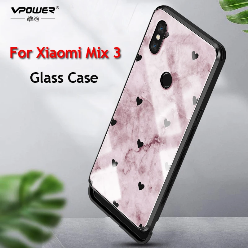 Стеклянные цилиндры, окрашенные Чехлы для xiaomi mi x 3, корпус из закаленного стекла, ударопрочный чехол для телефона xiaomi mi x3 mi x 3, роскошная оболочка