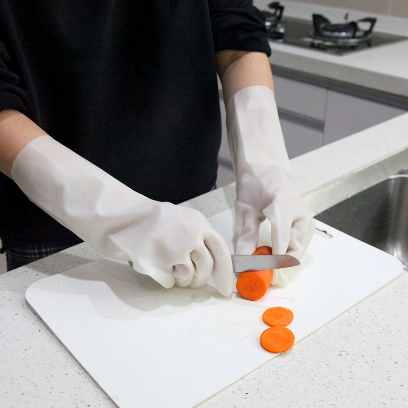 Перчатки Нитриловые противоскользящие водостойкие для мытья посуды | Дом и сад