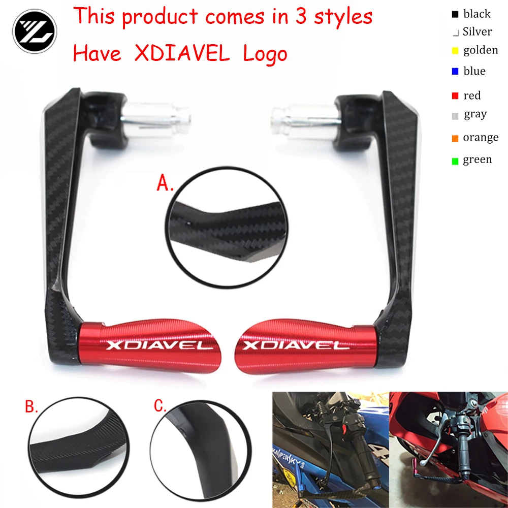 

Motocycle Handlebar Handle grips Bar Ends Brake Clutch Levers Guard Protector For Ducati XDIAVEL Diavel 2011 2012 2013 2014 2015
