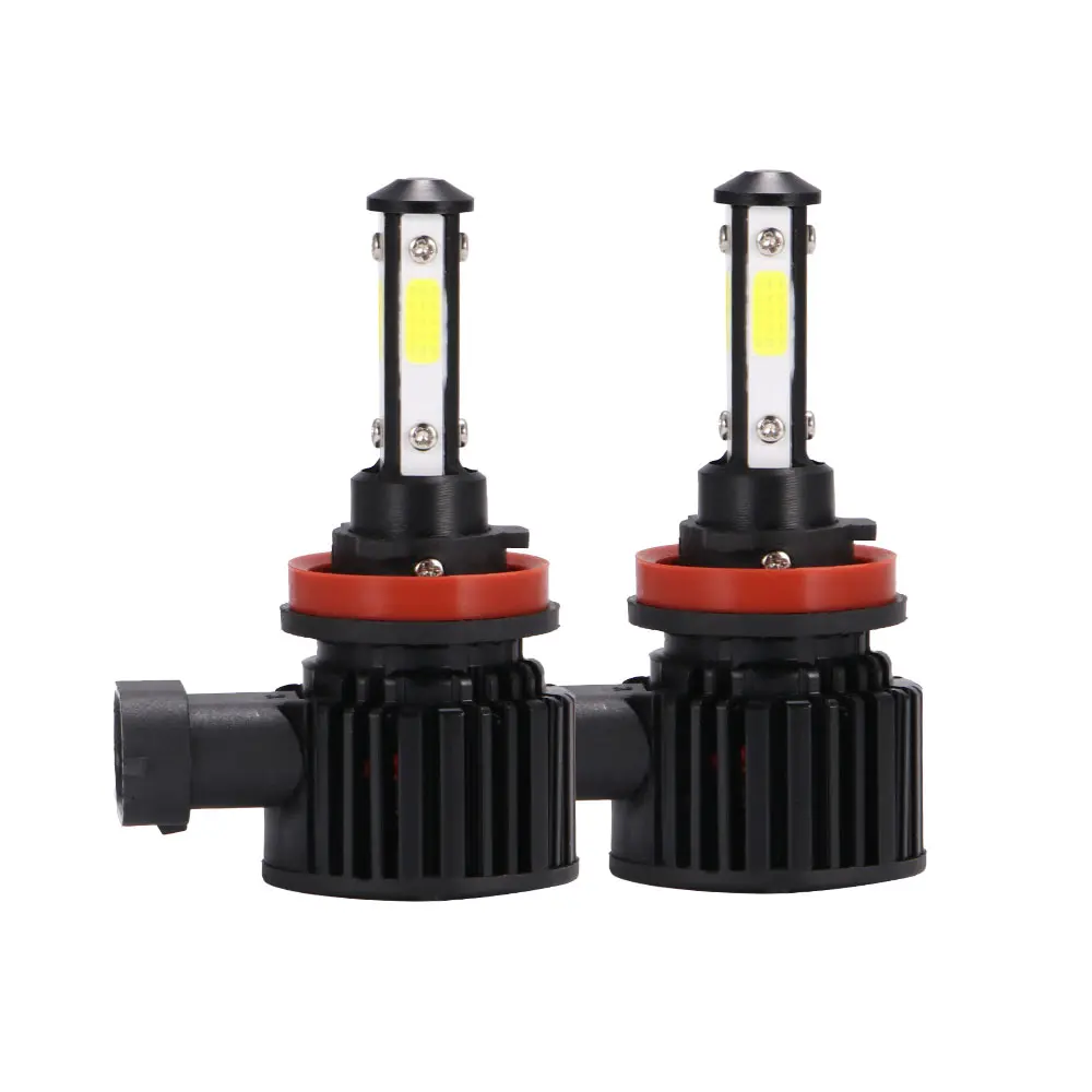 

2 шт., Автомобильные светодиодные лампы H7 H9 HB3 9005 HB4 9006 H11 H8 80 Вт 6500 лм 12 В 8000K