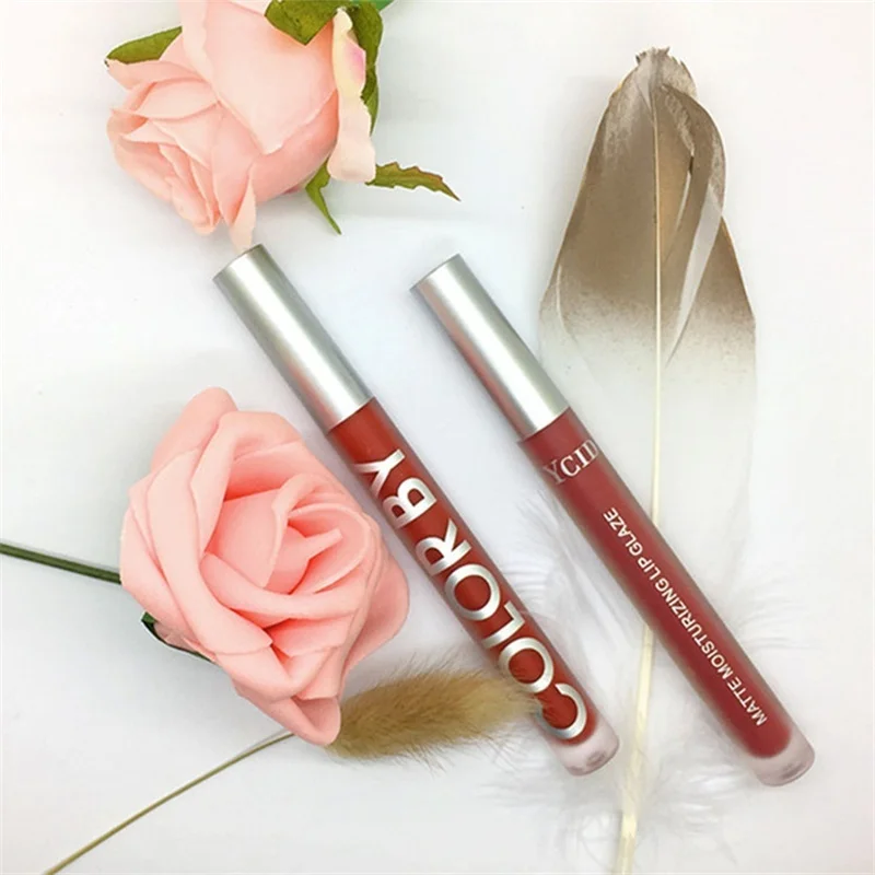 Водостойкая Помада для губ Длительное Действие сексуальный красный оттенок