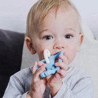 bpa free soft baby teether chew dental care rodent teethers for children silicon teether toothbrush baby toys 0 12 months