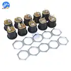 Гнездо питания постоянного тока, 10 шт., DC-022-5,52,1x5,5 мм, разъем постоянного тока, монтажная панель DC022