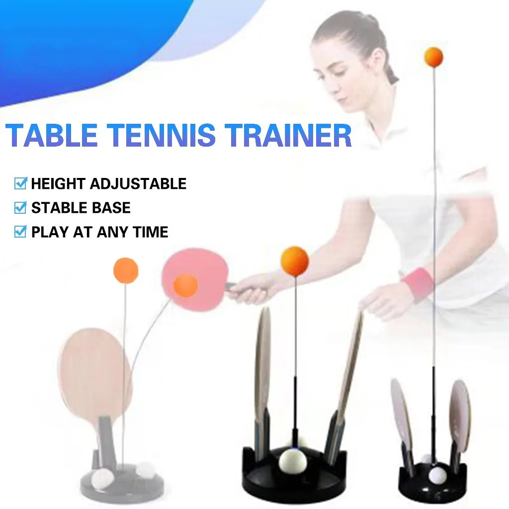 

Table Tennis Trainer Soft Shaft Training Machine Elasticity For Kid Adult Device Quality Material Non-slip Tafeltennis pak