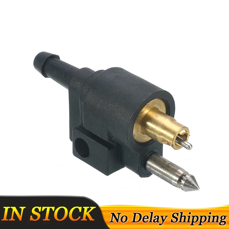 

Universal 6mm Male Black Outboard Boat Engine Fuel Line Connector Fits 1/4" Hose Line For Yamaha Outboard Motor Fuel Pipe