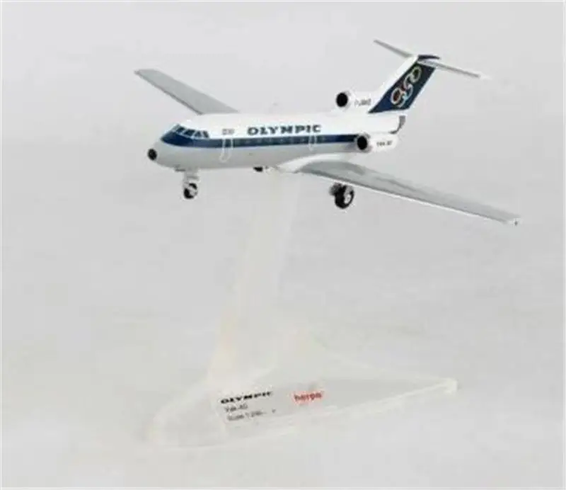 Herpa крылья Olympic Яковлев Як 40 I JAKE 1/200 самолетов литья под давлением модель| |