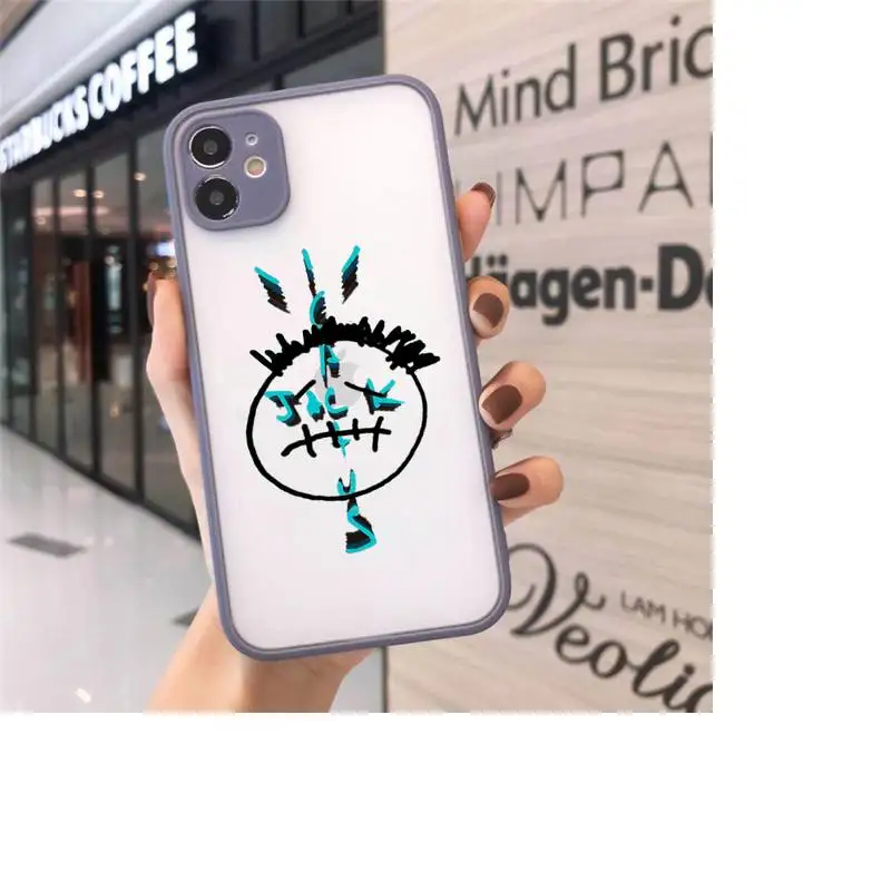 

cactus jack Phone Cases Matte Transparent for iPhone 7 8 11 12 s mini pro X XS XR MAX Plus cover funda
