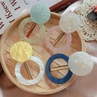 clips barrette women acrylic gift accessories bobby stick hairpin hair cute