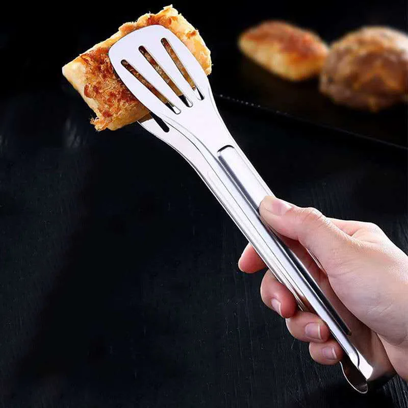 Нержавеющая сталь ручной зажим для барбекю хлеба щипцы еды пиццы десерт буфет