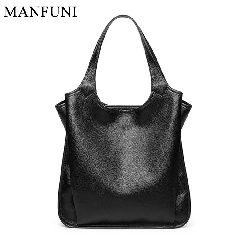 Сумка-мешок женская из натуральной кожи модный саквояж на плечо повседневная