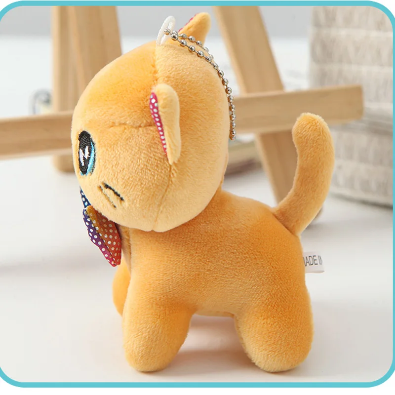 Милый брелок FIMAODZ в виде кошки на удачу плюшевый аниме подвеска животного для