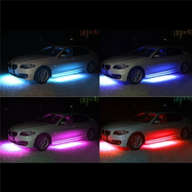 Водонепроницаемая автомобильная светодиодная лента RGB под трубку система