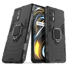 For OPPO Realme GT Case Cover for Realme GT Protective Cover Armor Shell Coque Funda Capa Finger Ring Kickstand Hard Phone Case
