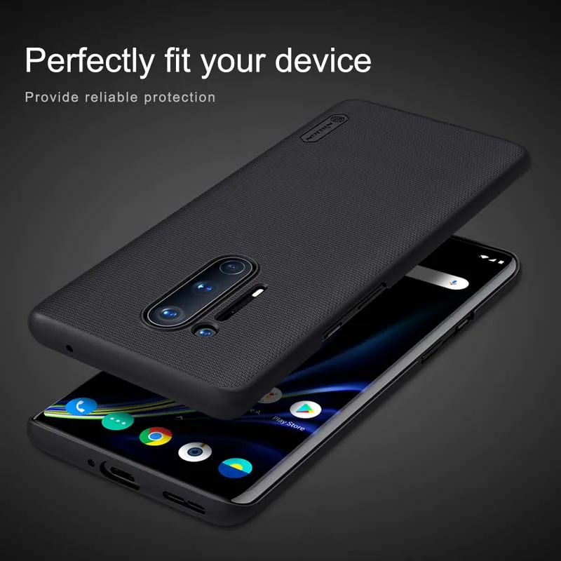 

For OnePlus 8 Pro Case Nillkin Super Frosted Shield Hard Matte Cover with Salient Dot Design for One Plus 8 Case Coque