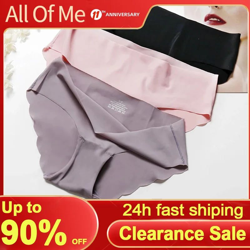 3 шт./компл. в наборе женские бесшовные трусы удобные гладкие нижнее белье для
