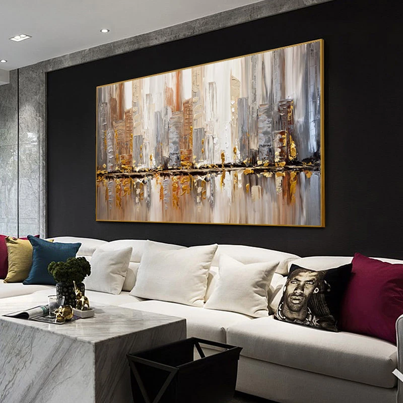 GATYZTORY Самостоятельная раскраска рамы по номерам абстрактная картина ручной