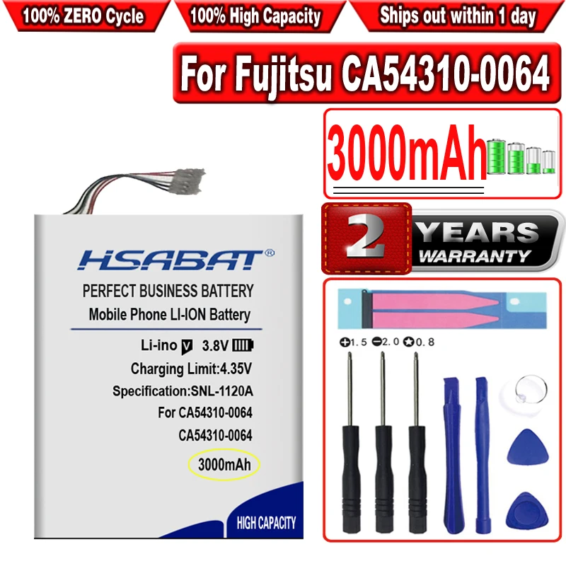

HSABAT 3000 мА/ч, CA54310-0064 Батарея для CA54310-0064