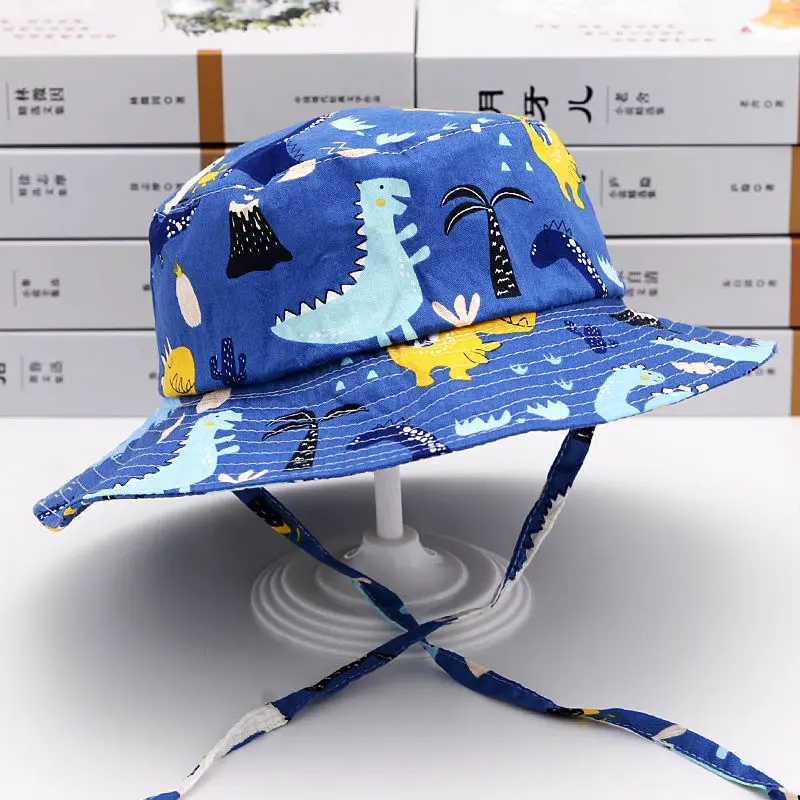 Детская летняя шляпа с принтом для мальчиков и девочек 1-6 лет Детские