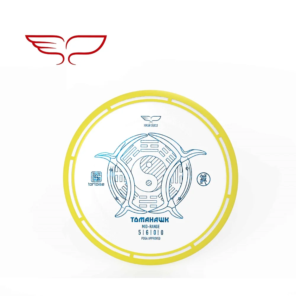 YIKUN диски PDGA одобренный диск для гольфа черепаха-линия среднего диапазона