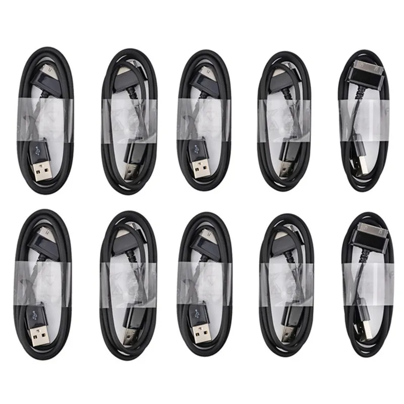 

10 шт./Лот USB-кабель для зарядки и передачи данных для Samsung Galaxy Tab 2 Note P1000 P3100 P3110 P5100 P5110 P6800 P7300 P7310 P7500