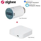 SEA801-ZIGBEE Tuya термостат контроллер Отопление точный TRV термостатический умный радиатор клапан программируемый пульт дистанционного управления терморегулятор для тэна умный дом