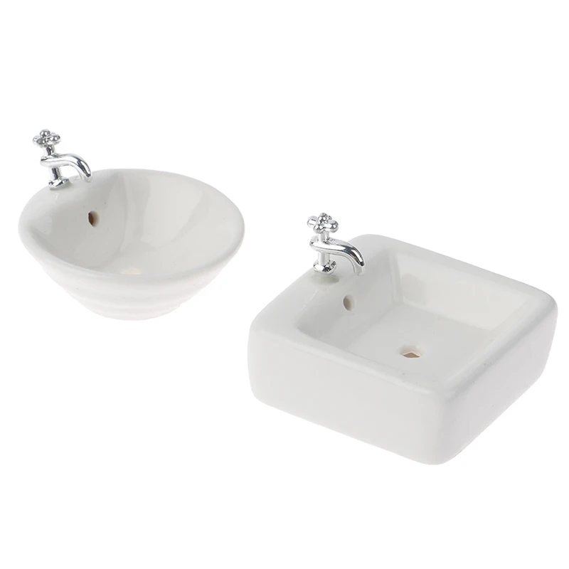 1 предмет Новинка Кукольный домик Ванная комната раковина моделирования