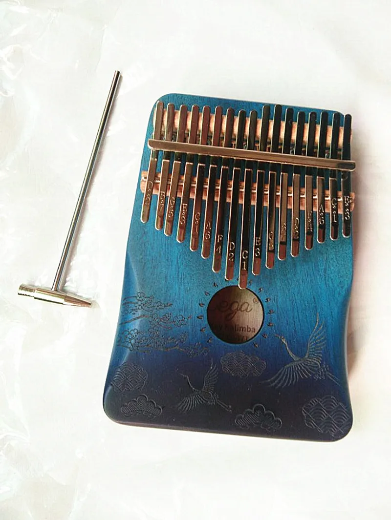 17 клавиш Kalimba большой пианино высококачественный корпус из красного дерева