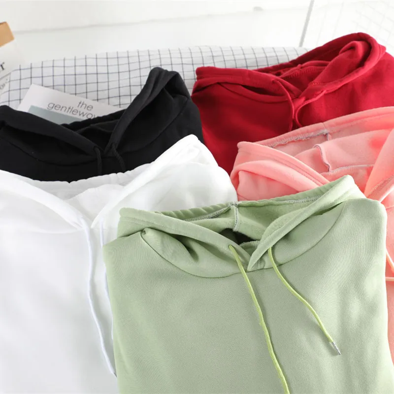 Five Colors Popular Thick Letter Loose Sweatshirts Women Hoodies Tracksuit Sudaderas Mujer Jumper Soft Fashion Autumn New 2019 |