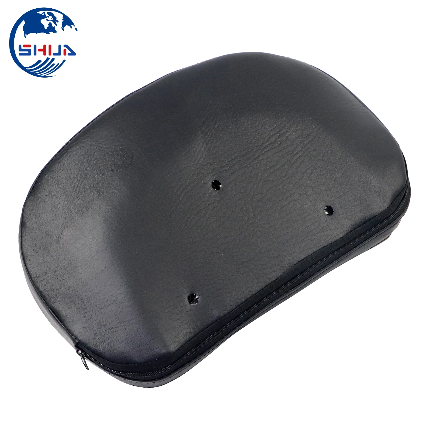 Черная спинка для пассажиров Сисси бар набор серебряных кронштейнов Harley Touring Street