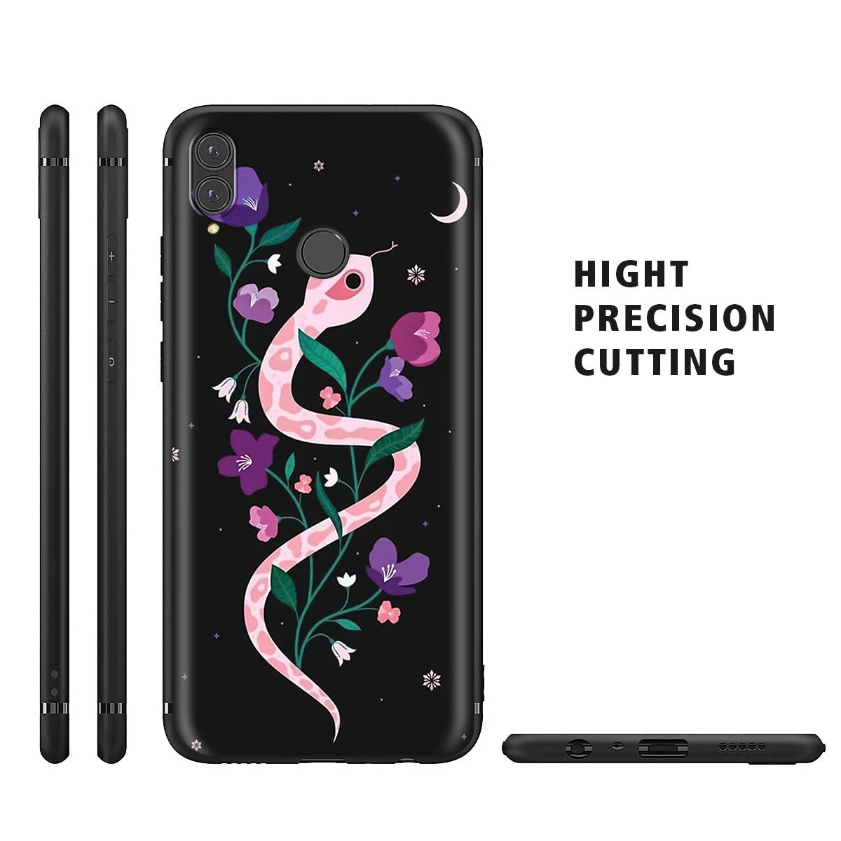 Силиконовый чехол YIMAOC с змеями и цветами для Huawei Honor 6a 7a 7c 7x8 9 10 Lite Pro Y6 2018 2017 Prime |