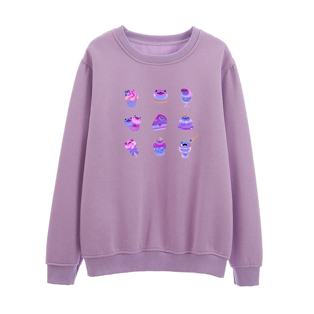 Cotton Sweetshirts O Neck Plus Size Women Hoodies for Teenagers Oversized Sweatshirt Girls Gothic Harajuku Cartoon Hoodie Woman