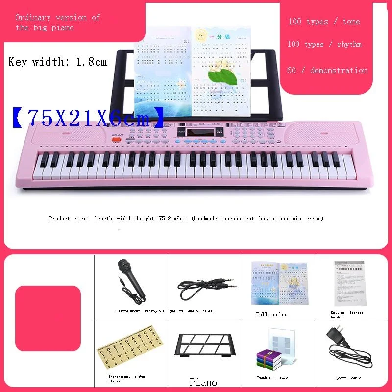 Musica Klavier Professional Instrument Clavier Elektronik Children Toy Educatif Teclado Musical Keyboard Piano Electronic Organ enlarge