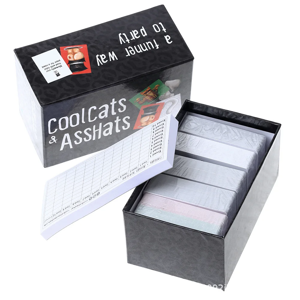 Карточная игра CoolCats & AssHats крутые кошки настольная для друзей|Карточные игры| |