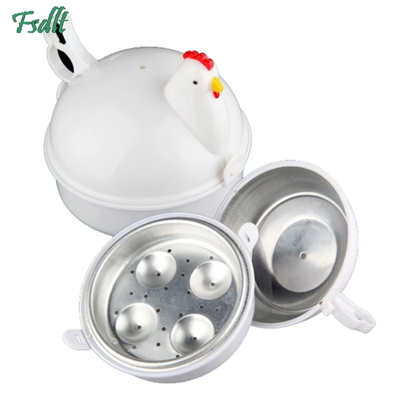 Печь для микроволновки яйца плита пароварка кухонные аксессуары 4 котел куриные