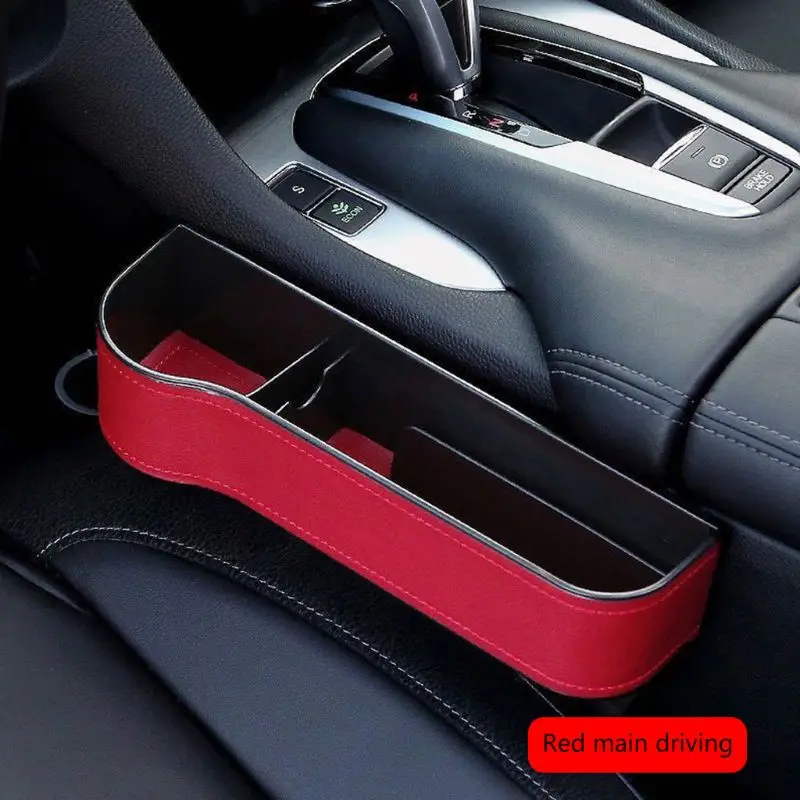 

Universal Car Seat Crevice Storage Box Seat Slit Pocket Organizer Card Phone Holder Pocket