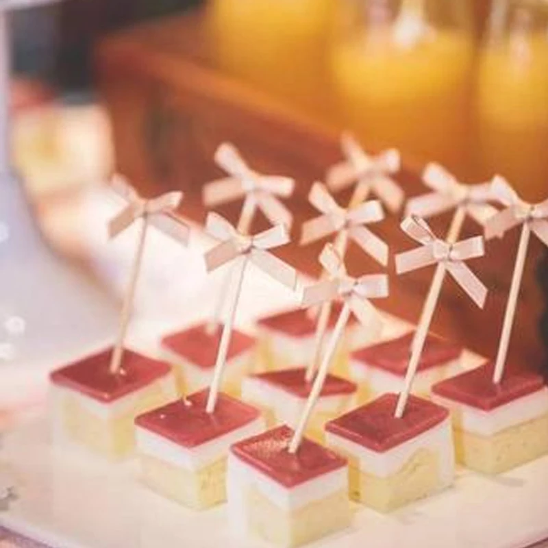 20 шт. Топпер для капкейков с бантом первого дня рождения украшение свадебного