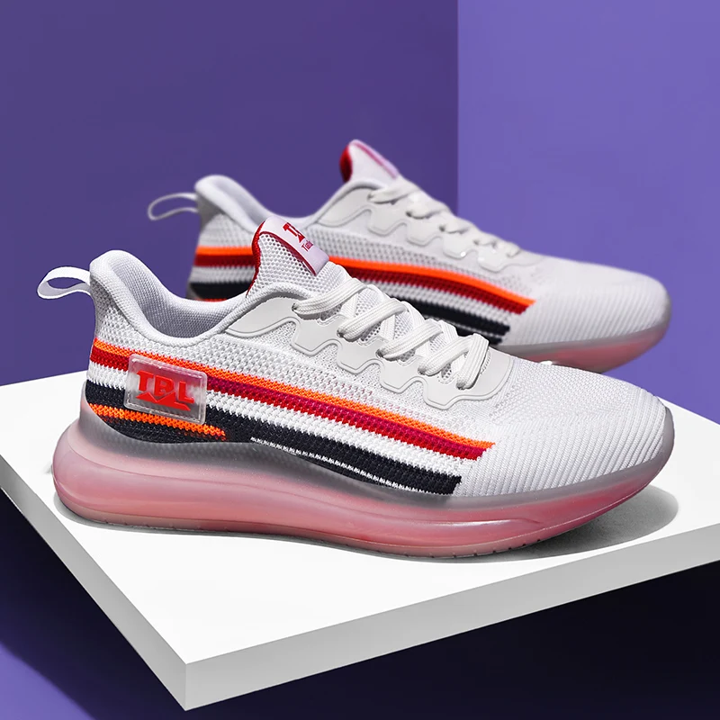 

2021 Spring Men Sport Shoes Shock Absorbing Gym Shoes For Mens Jogging Shoes Men Running Shoes Comfortable Men Training Shoes