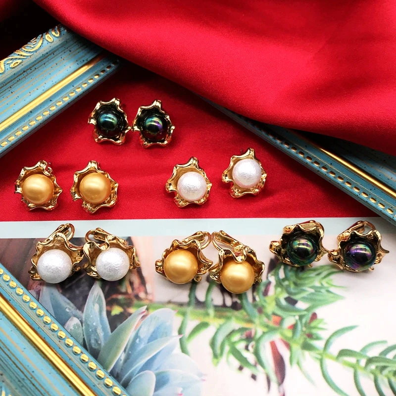 

Flowers Earring Personality-New Pearls Pearls Sweet For Women