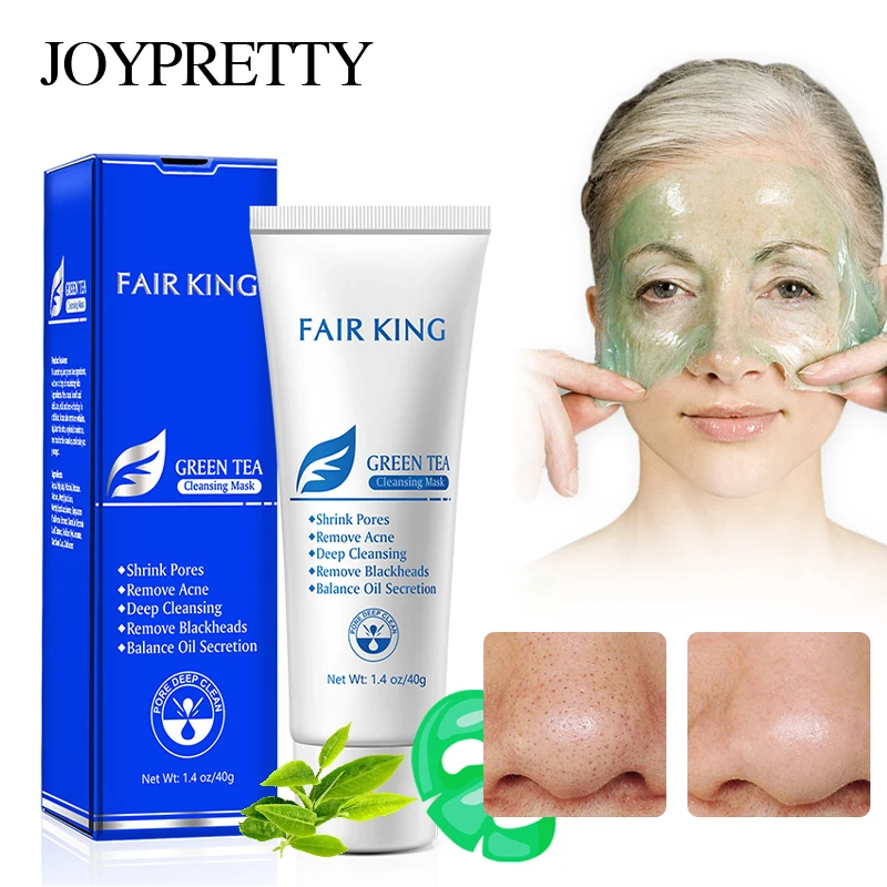 

Green Tea Blackhead Nose Oil Control Mud Pore Face Cream Repair Fade Freckles Remove Dark Spots Melanin Whitening Facial Cream