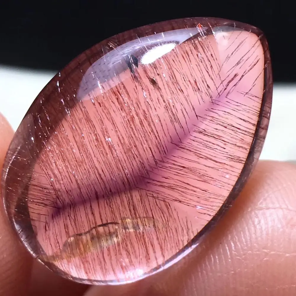 Подлинный натуральный супер семь фиолетовых рутилированных кварцевых