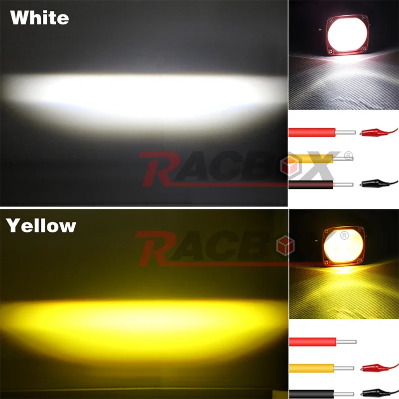 Светодиодсветильник противотумансветильник фары 2 дюйма с линзами 8D 6000K 3500K